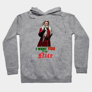 Santa - Be Nice Hoodie